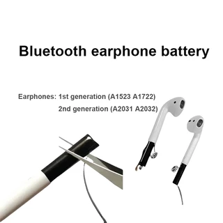 แบตเตอรี่ทดแทนสำหรับใช้ร่วมกับแอร์พอด Airpods Gen.1และ2 battery 45230 25mah li-ion A1604 A1523 A1722 A2031