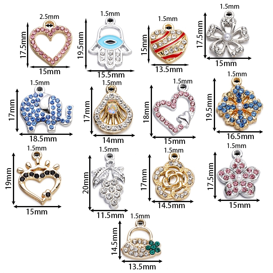St. kunkka 1 ชิ ้ โลหะผสมจี้เสน่ห์แฟชั่นจี้เพชรจุดเครื่องประดับ DIY ทำสร้อยคอสร้อยข้อมือและงานฝีมือ — صورة 2