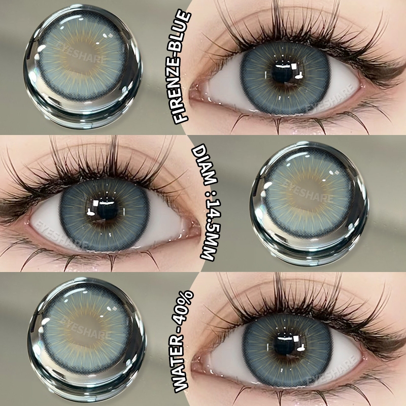 Sparklegirl FENRENZE BLUE คอนแทคเลนส์ 14.5 มม. 1 คู่/2 ชิ้น จัดส่งจากไทย สีเทา สีน้ําตาล สีธรรมชาติ ตาเกาหลี