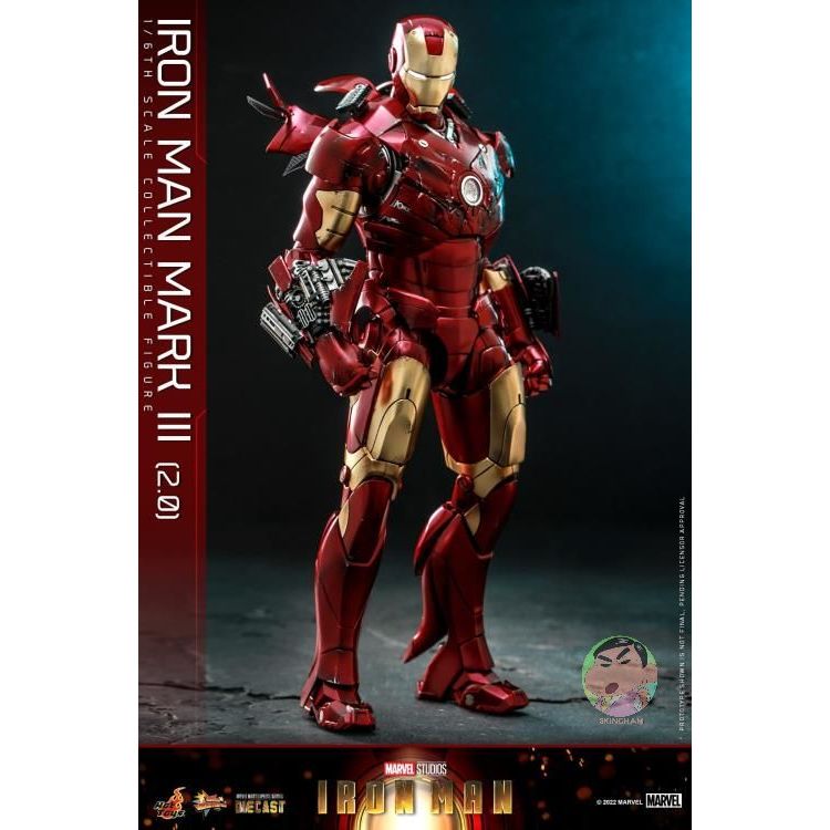 HOT TOYS Iron Man MMS664D48 Iron Man Mark III (Ver. 2.0) 1/6th Scale Collectible Figure