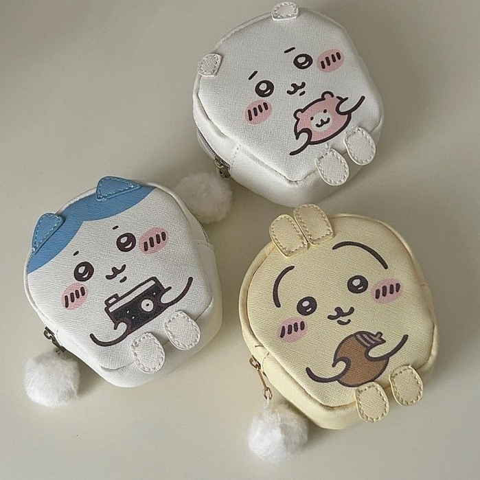 กระเป๋าใส่เหรียญ Chikawa chiikawa chiikawa กระเป๋าเครื่องสําอางกระเป๋าใส่เหรียญกระเป๋าใบเล็กกระเป๋าพ