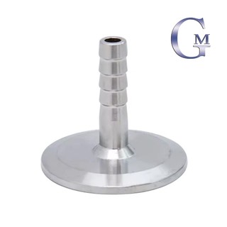 6 มม.ถึง 19 มม.ท่อสุขาภิบาล Barb Tri Clamp ประเภท Ferrule SUS 304 สุขาภิบาล Tri-Clover Fitting สายสแตนเลส Barb ท่อเชื่อมต่อ Joint