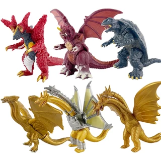 18 สไตล์ Godzilla: King of Monsters รูป King Kong Gold King Ghidorah Mecha Godzilla Biollante Gamera Destoroyah PVC ตัวเลขการกระทําตุ๊กตาของเล่น