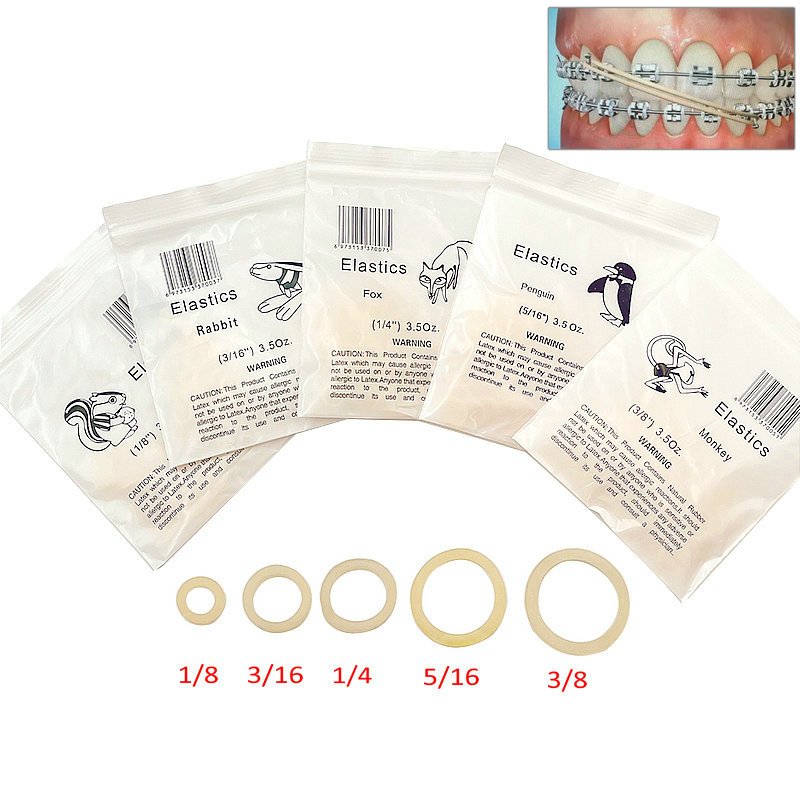 10bags Dental Rubber Bands