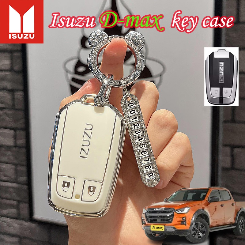 พวงกุญแจรถ Isuzu สําหรับ Isuzu D-max TPU เคสกุญแจพวงกุญแจรวมทุกอย ่ าง
