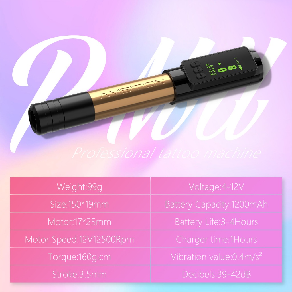 Ambition Mini Tattoo Tattoo Lip Tattoo ชุดดินสอเขียนคิ ้ ว