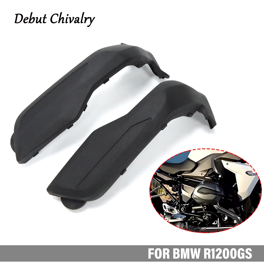 ใช้ได้กับ BMW R1200 GS ADV R1200RT R1200R R1200RS 14-18 หัวเทียนหมวกม้วนฝาครอบ ABS สีดําหัวเทียนหมวก