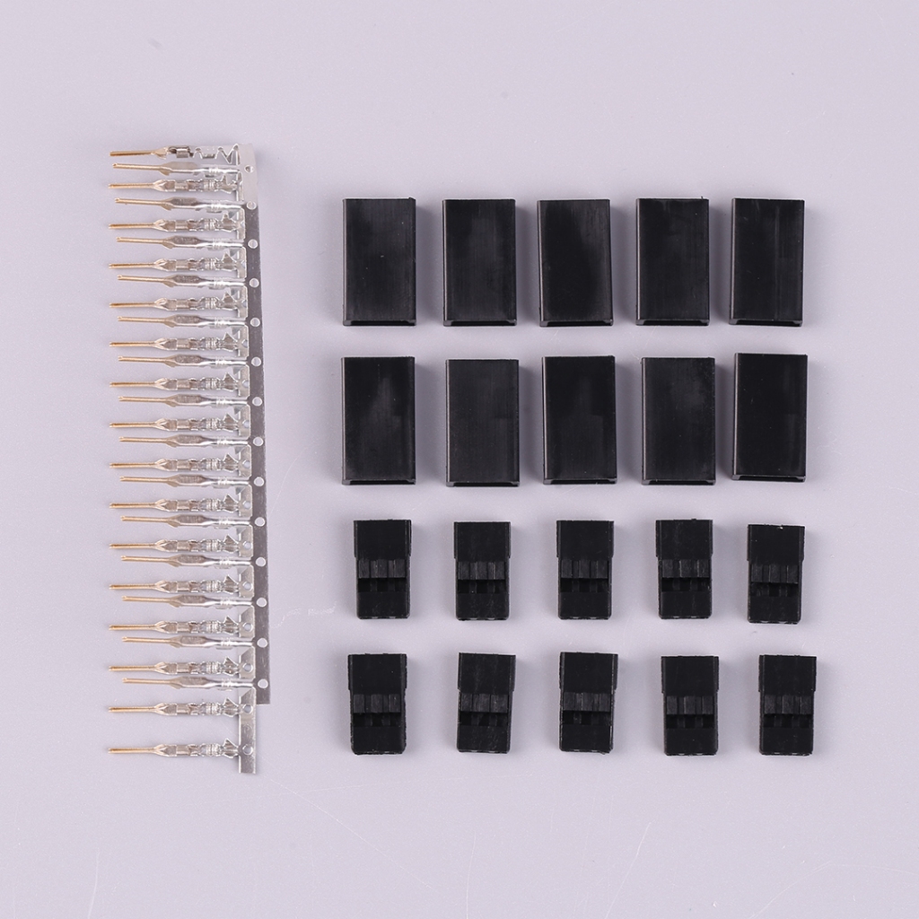 10 ชุด DIY 3 Pin Servo Plug ชุดหญิงชาย Connector ชุบทองสําหรับ Futaba JR ประเภท RC เครื่องบิน Multirotor Quadcopter ปลั๊ก