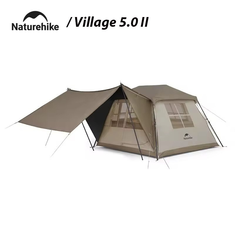 Naturehike Village 5.0 เต ็ นท ์ อัตโนมัติตั ้ งแคมป ์ กลางแจ ้ ง