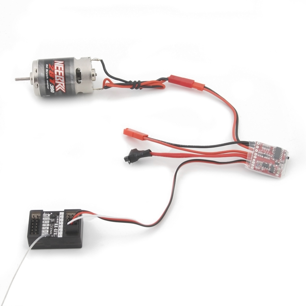 Dspower 370 380 390 แปรงมอเตอร์ DC มอเตอร์สําหรับ 1:12 1:14 1:16 RC CRAWLER AXIAL SCX24 B17 TAM54393 TRX 7075 Titian - รูปที่ 2