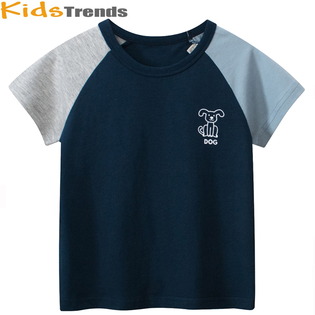 เสื้อยืดแขนสั้น คอกลม แฟชั่นฤดูร้อน สําหรับเด็กผู้ชาย