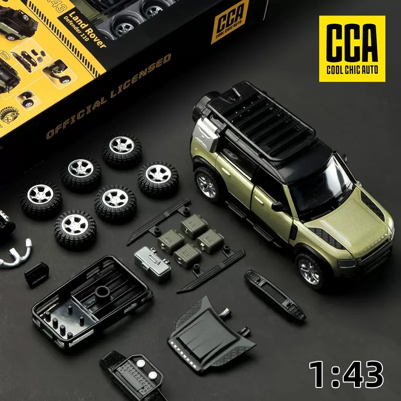 Cca 1:43 Land Rover Defender Suzuki JIMNY ดัดแปลงรถรุ่นรถ Diy รถออฟโรดของเล่นเด็ก
