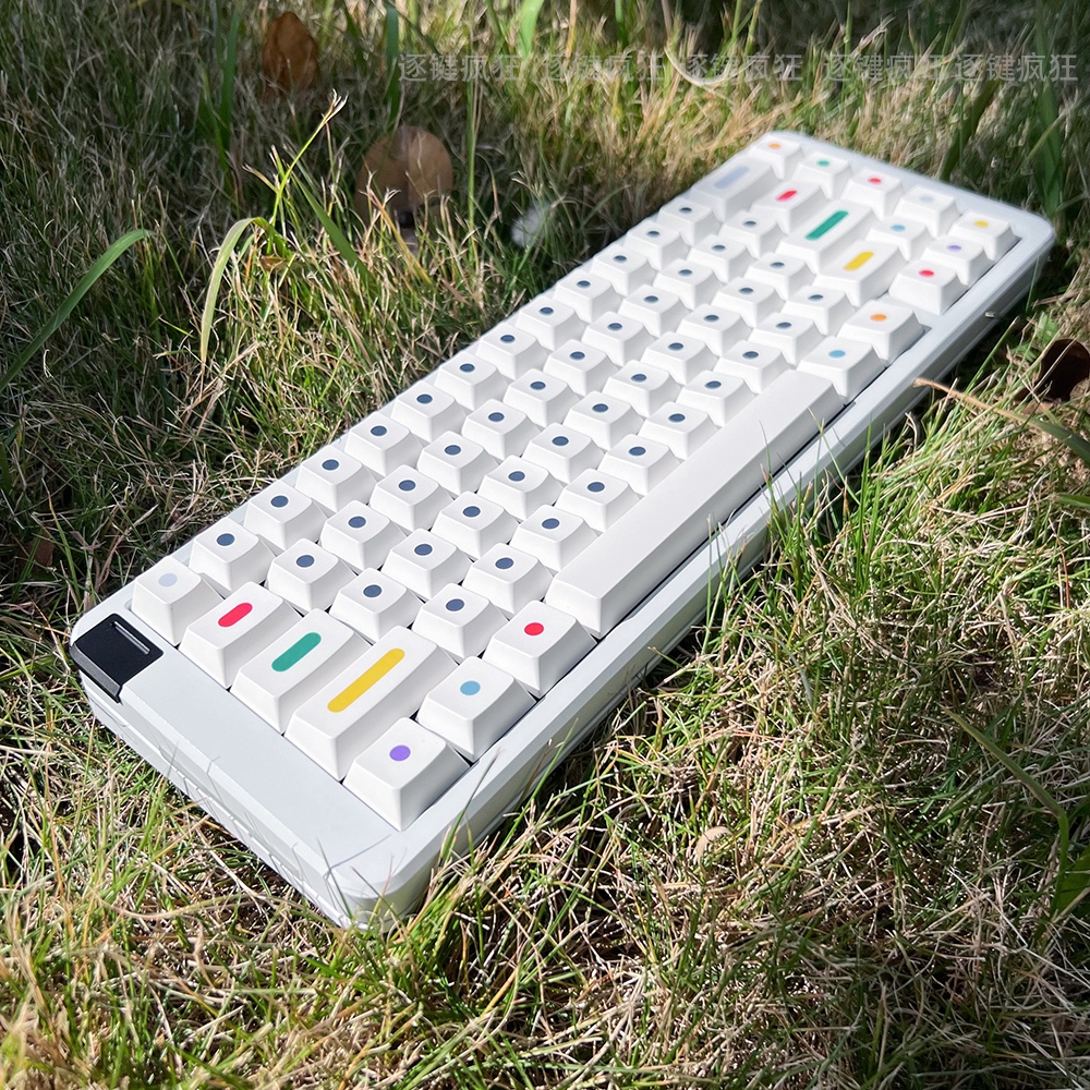 Gmk DOTS keycap ปุ่มกด PBT แบบย้อมโปรไฟล์เชอร์รี่ 125 คีย์