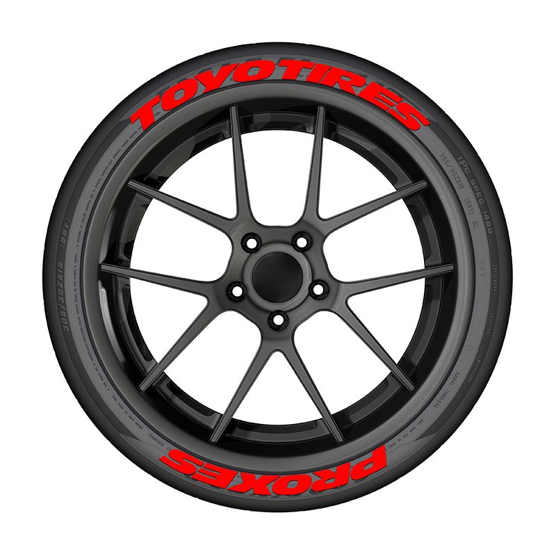Falken 1 ชุด TOYO TIRES PROXES รถยางสติกเกอร ์ ตัวอักษร 3D Letter รถสติกเกอร ์ สําหรับ 1 ล ้ อ