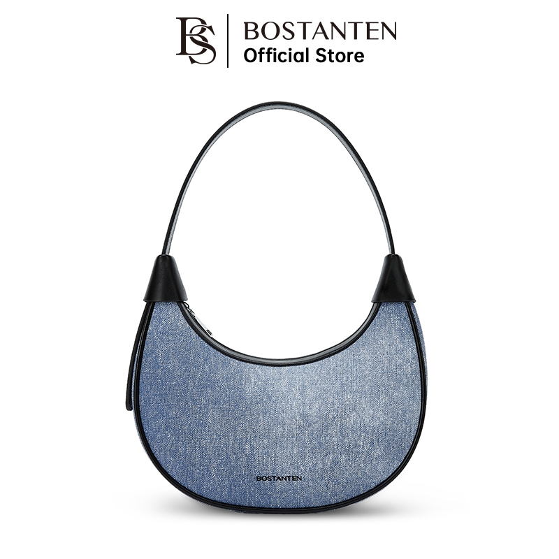 Bostanten กระเป๋าแฟชั่นสตรี กระเป๋าผ้ายีนส์ อเนกประสงค์ระดับไฮเอนด์