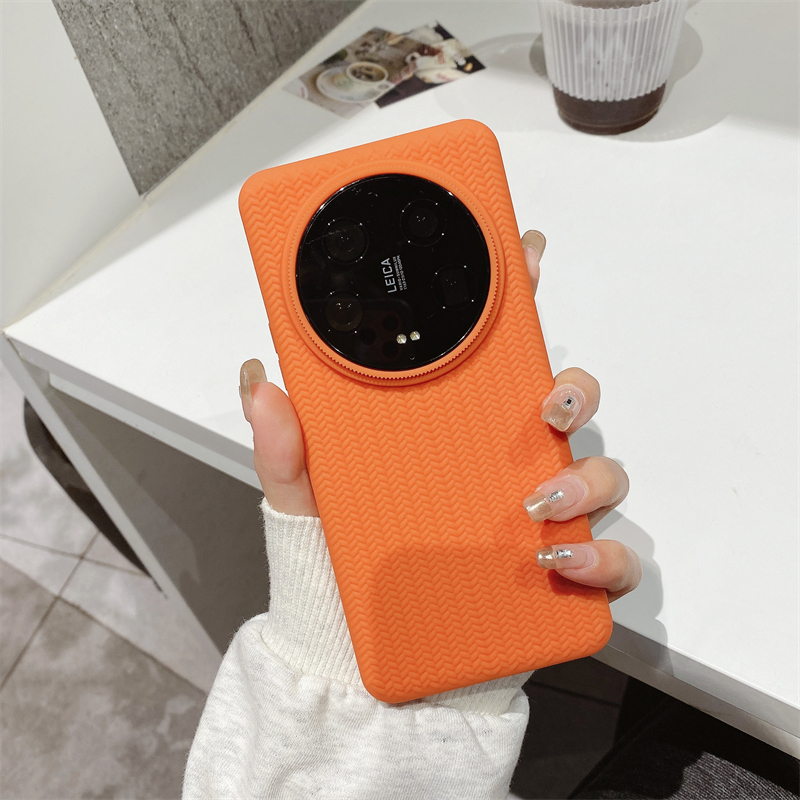 สําหรับ XiaoMi 13 14 Ultra Mi14 Pro กรณีทอที ่ เรียบง ่ ายรูปแบบ TPU สีบริสุทธิ ์ นุ ่ มฝาครอบป ้ องกัน
