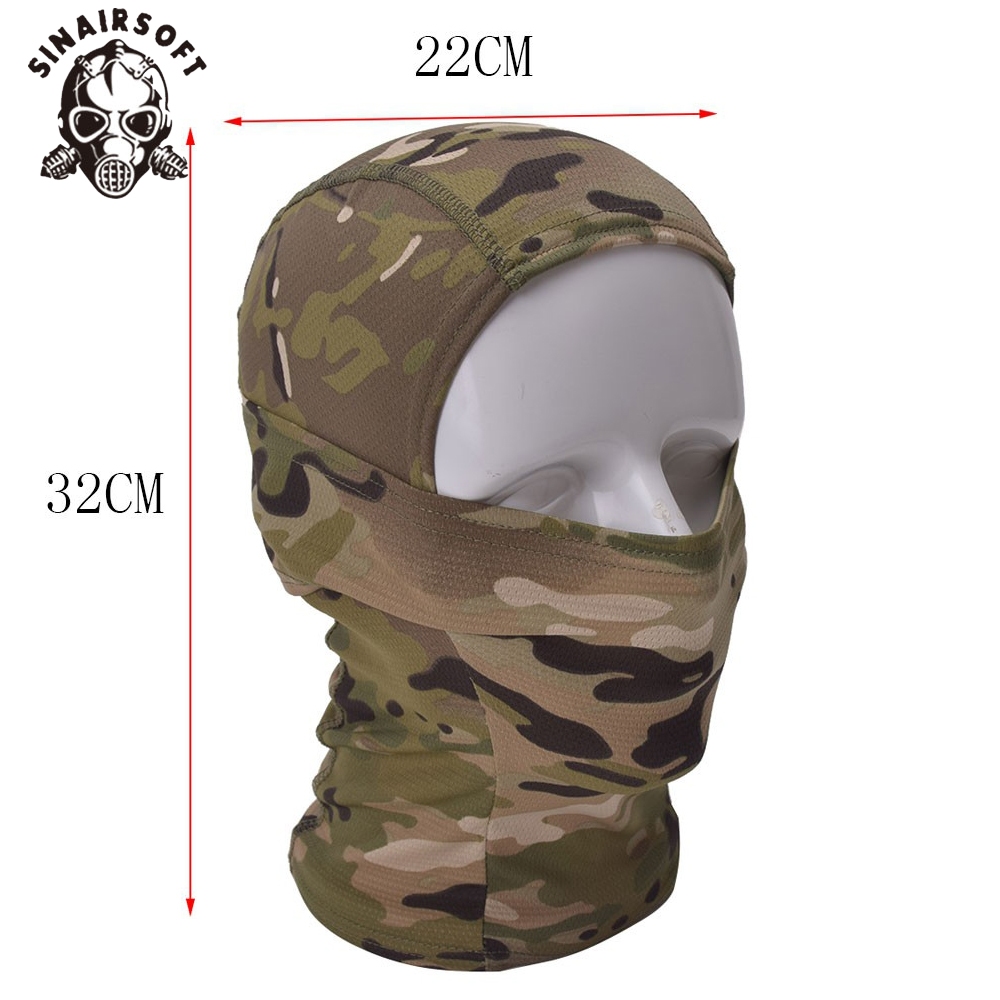 Sinairsoft Outdoor Camo Full Face Mask รูปที่ 2