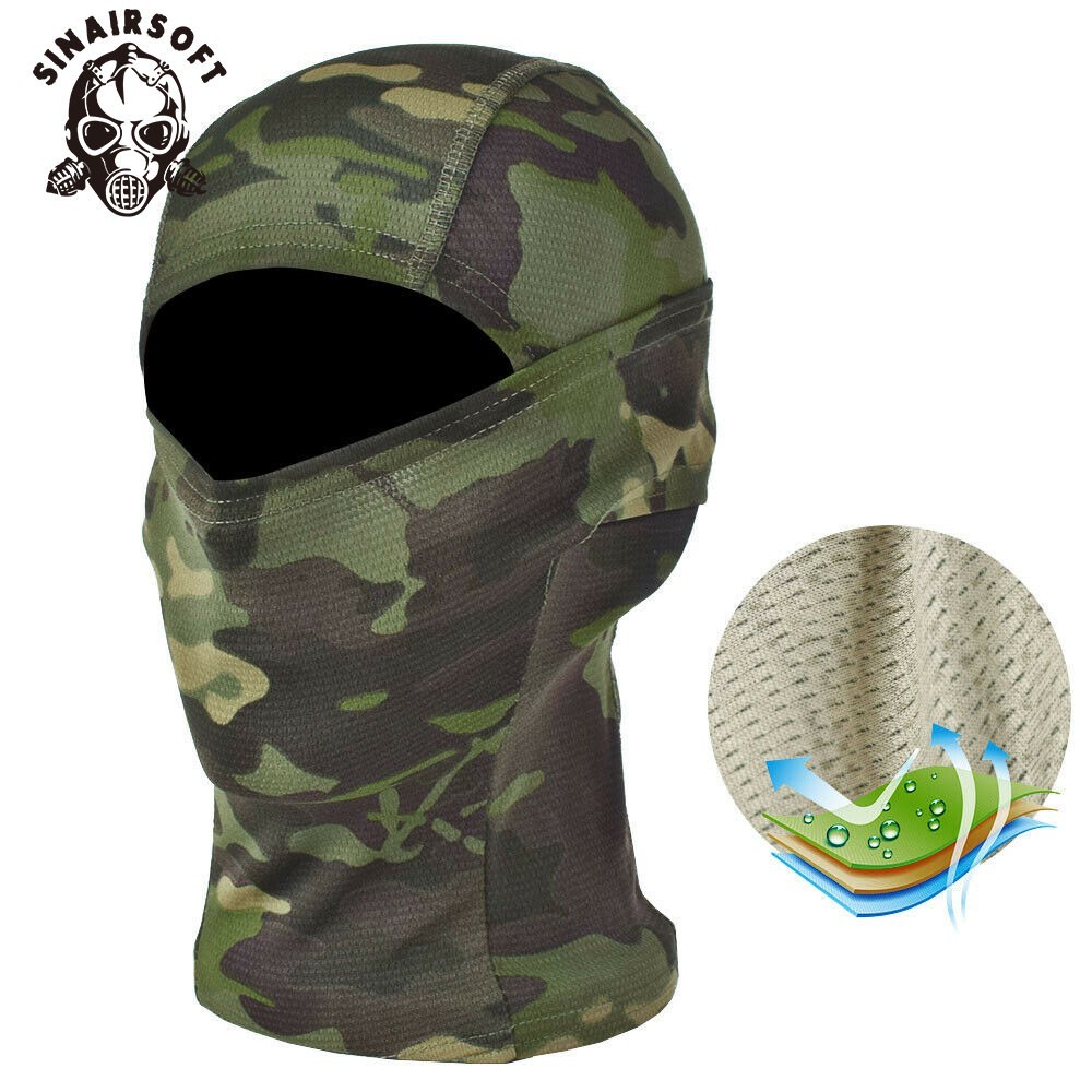Sinairsoft Outdoor Camo Full Face Mask รูปที่ 6