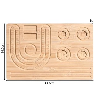 ถาดออกแบบลูกปัด ไม้แท้ หลายแบบ สำหรับ DIY ทำสร้อยคอ สร้อยข้อมือ เครื่องประดับ อุปกรณ์ช่วยร้อย คุณภาพพรีเมียม