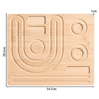 ถาดออกแบบลูกปัด ไม้แท้ หลายแบบ สำหรับ DIY ทำสร้อยคอ สร้อยข้อมือ เครื่องประดับ อุปกรณ์ช่วยร้อย คุณภาพพรีเมียม