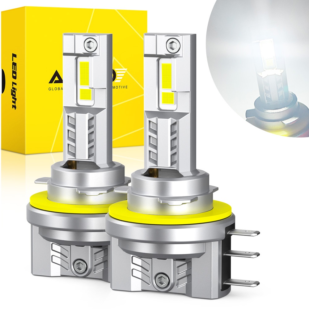 Auxito 2 ชิ้น Canbus H15 โคมไฟ LED ไฟหน้ารถหลอดไฟ High Beam และ DRL ไฟวิ่งกลางวันไม่มีข้อผิดพลาด 20000LM 60 วัตต์ 6500 พัน 12 โวลต์ CSP