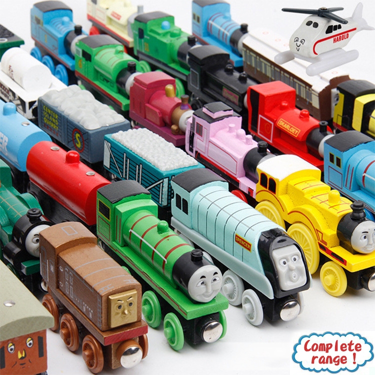 รถไฟโทมัส โทมัสแม่เหล็กและผองเพื่อน โมเดลไม้ รถของเล่น ของขวัญสําหรับเด็ก