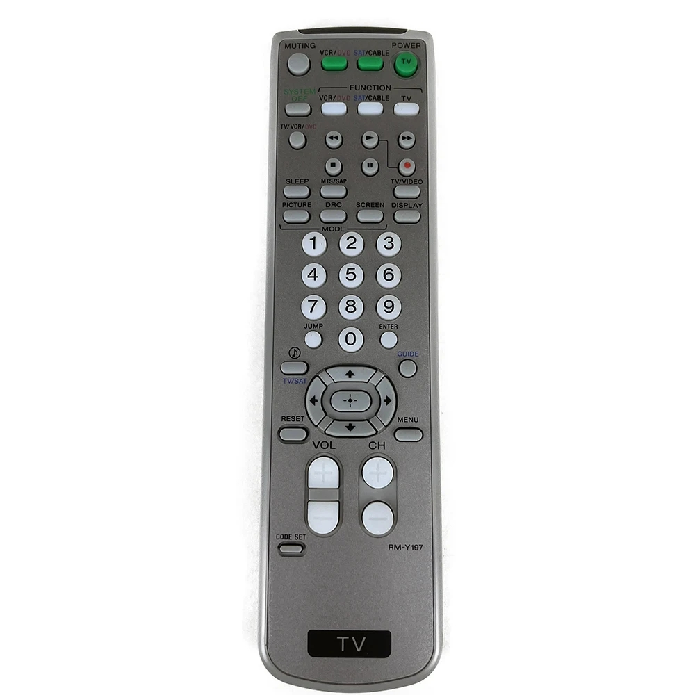 RM-Y197 เปลี่ยนสําหรับรีโมททีวี SONY KV-27HS420 KV-30HS420 KV-32HS420 KV-34HS420 KV-34HS420N KV-36HS