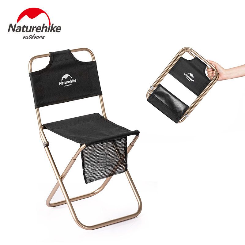 Naturehike เก ้ าอี ้ พับแบบพกพาอลูมิเนียมน ้ ําหนักเบาพิเศษกลางแจ ้ ง