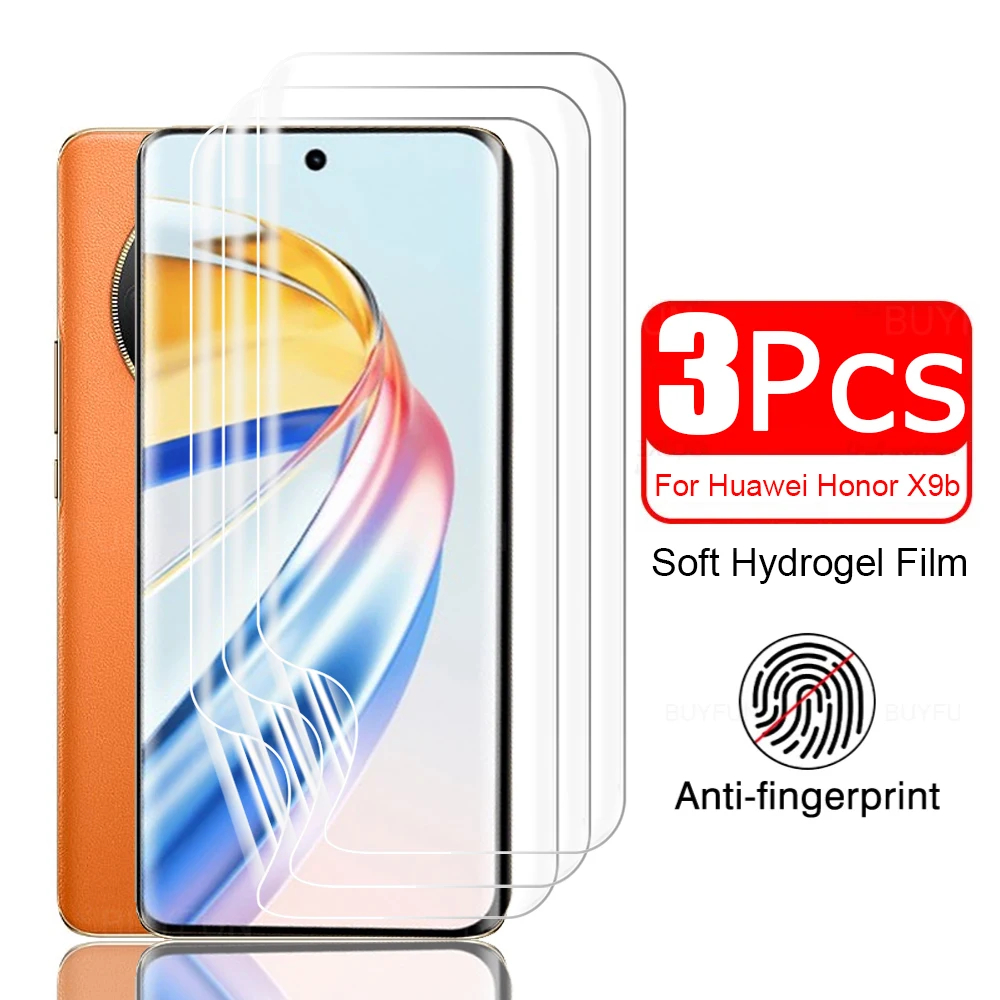 1-3 ชิ้นคลุมทั้งหมดฟิล์มนุ่มสําหรับ honor X9b ฟิล์มไฮโดรเจลไม่ใช่แก้ว honor X50 Magic6 Lite honor X9
