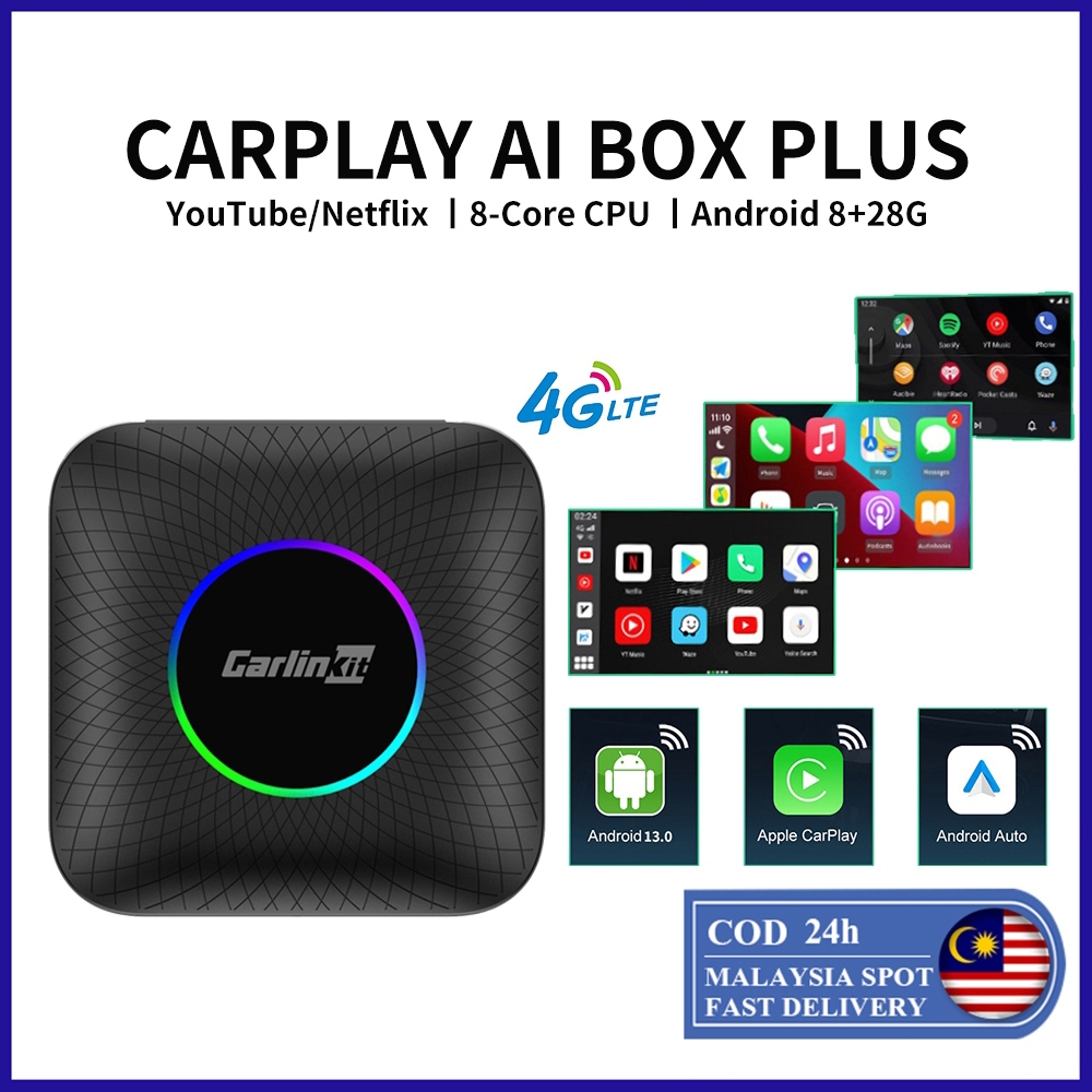 Carlinkit Carplay AI box Android auto Wireless Carplay Dongle car Android 13.0 Carplay car Android 13.0 Carplay carlink kit car tv box adapter