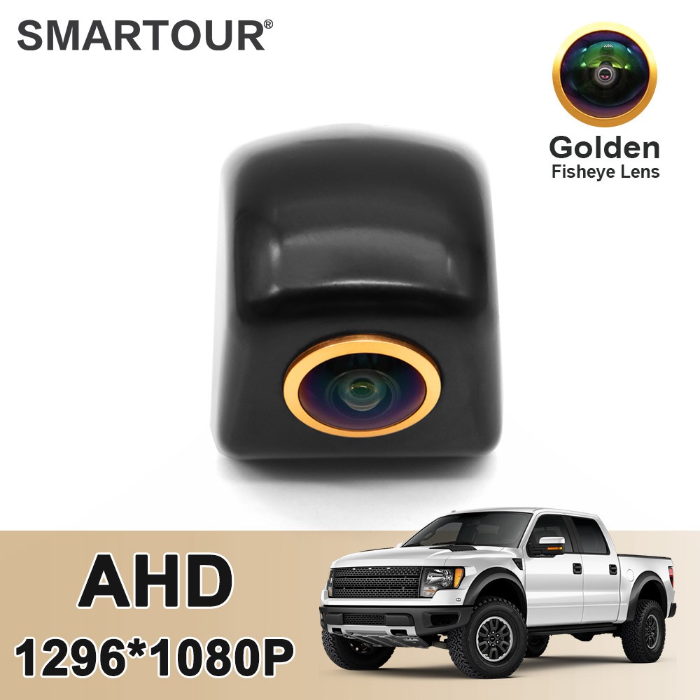 4x4 รถ HD รถ Auto ด้านหลังกันน้ํา AHD 1080P กล้องย้อนกลับที่จอดรถ Cam Kit สําหรับ Isuzu D-Max Mitsubishi Triton Hilux Vigo Revo Nissan Navara Frontier Ford Ranger - สีดํา