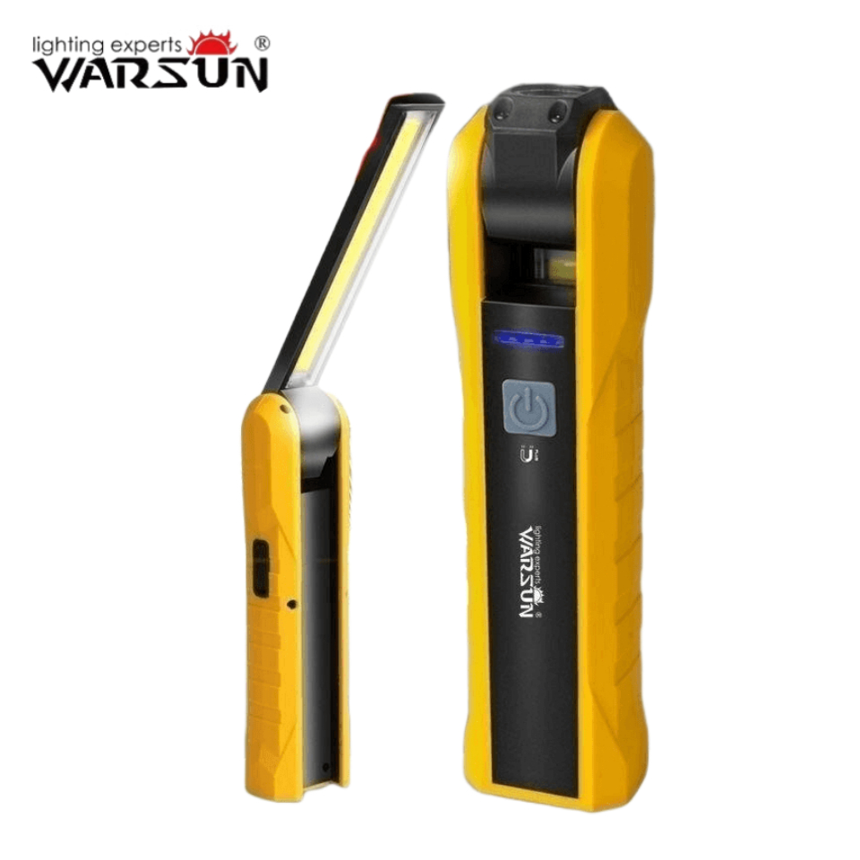 Warsun X303 ไฟฉายทำงาน USB-C มีไฟข้าง แม่เหล็ก กันน้ำ สว่างมาก สำหรับซ่อมรถ