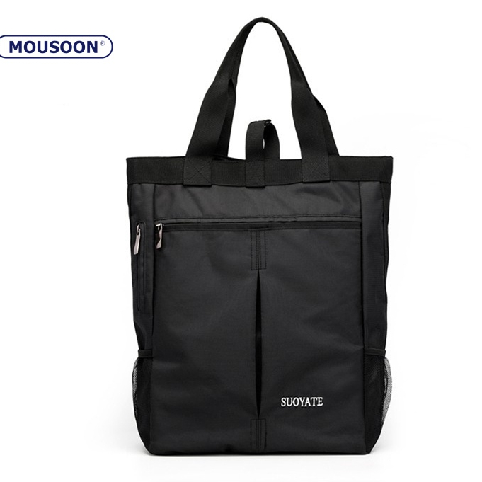 Mousoon Pick Up Within 3-5 วันกระเป๋าเอกสารสไตล์ญี่ปุ่นที่จับ A4 กระเป๋าข้อมูลกระเป๋าสะพายไหล่ความจุขนาดใหญ่กระเป๋าลําลองธุรกิจ