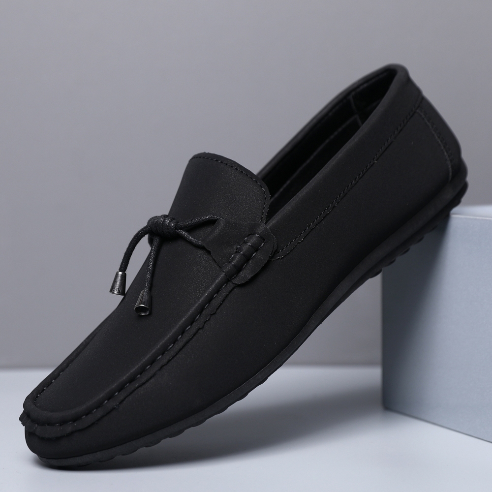 ✨ช่วย✨แฟชั่น ผู้ชาย รองเท้าลำลอง รองเท้า loafer Breathable รองเท้าหนัง #DD89
