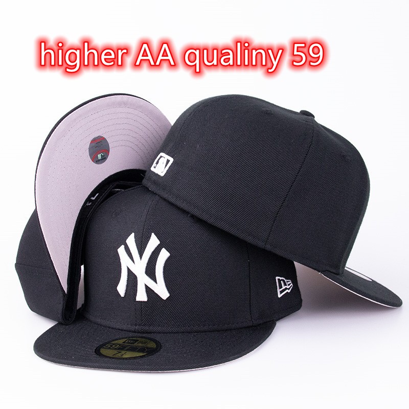 สูงกว ่ า AA qualiny 59 _YorkYankees _Team Fit Hat ผู ้ ชายและผู ้ หญิงแฟชั ่ นปิดเต ็ มรูปแบบกีฬาสันทนาการปักหมวก