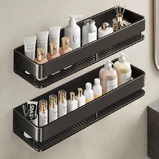 MEIDOO Aluminum Bathroom Widened Storage Shelf