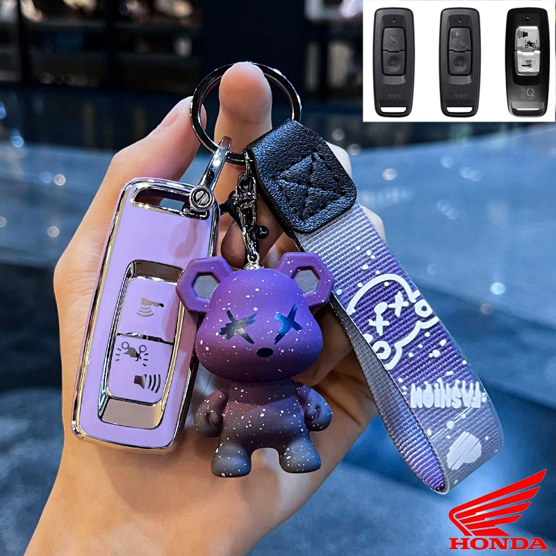 Honda /PXC 160/PCX 2022/vario/ADV/ scoopy 2021-2023/Lead 2022/Giorno/SH/Vision ออกแบบใหม่ TPU Anti Scratch ฝาครอบกุญแจรีโมท