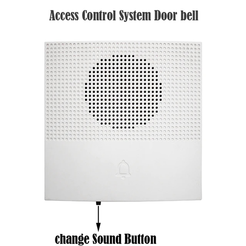38 เสียงกระดิ ่ งประตูแบบปรับได ้ 12V แบบมีสายและแบตเตอรี ่ สองประเภท Doorbell สําหรับระบบควบคุมการเข ้ าออกประตู 38 เสียงปรับได ้