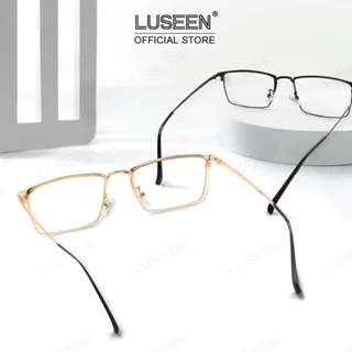 LUSEEN แว่นตา ป้องกันแสงสีฟ้า แว่นตาโฟโตโครมิก ป้องกันรังสียูวี สําหรับผู้หญิง และผู้ชาย แว่นตาแฟชั่น AG2251