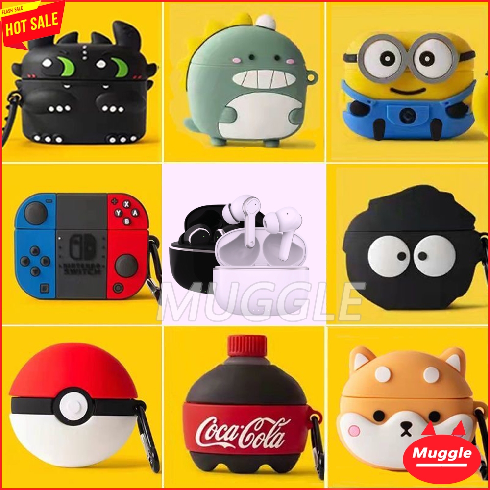 เคส Isuper Evo Buds Life เคส iSuper Evo Buds Life หูฟังบลูทูธ ซิลิโคน ลายการ์ตูน เคสซิลิโคนป้องกันหู