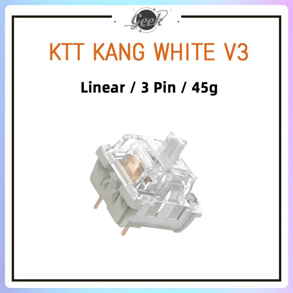Ktt Kang White V4 3 PIN สวิตช์เชิงกล
