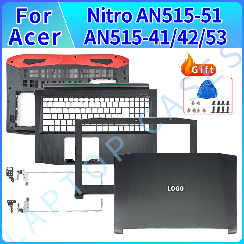 ใหม ่ แล ็ ปท ็ อปสําหรับ Acer Nitro 5 AN515-41 AN515-42 AN515-51 AN515-53 Original LCD ฝาหลัง Bezel Palmrest ด ้ านล ่ างกรณี
