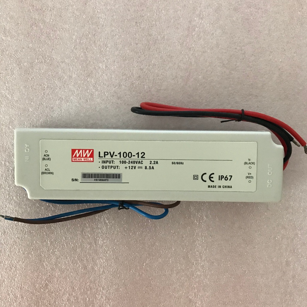 MEAN WELL Switching supply LPV-100 series LPV-100-5 LPV-100-12 LPV-100-24 LPV-100-36 LPV-100-48 MEAN