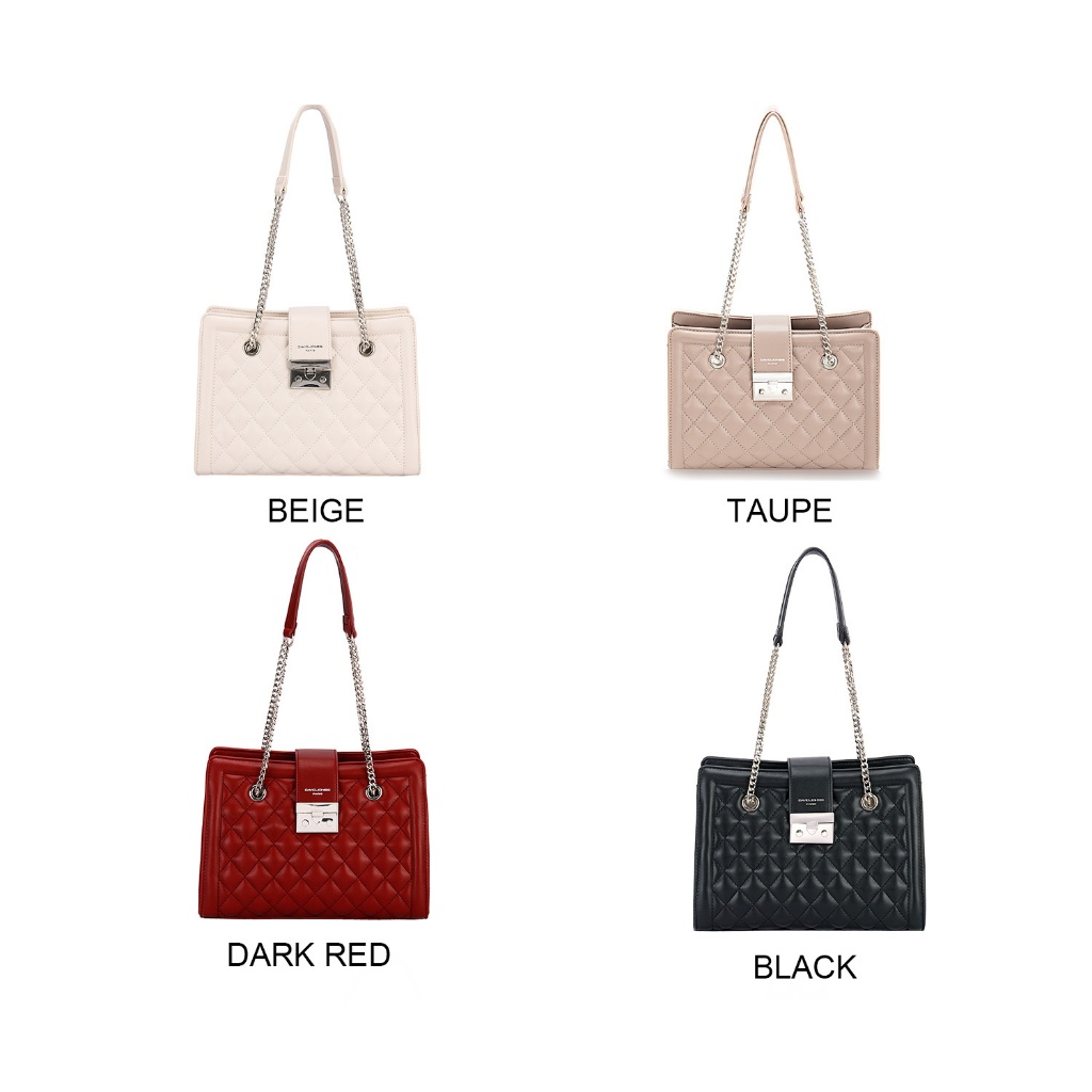 David Jones Paris กระเป๋าสะพายข้าง ทรงถัง ใส่โทรศัพท์ได้ แฟชั่นวินเทจ สำหรับผู้หญิง