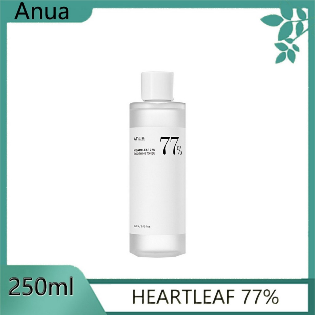 Anua : HEARTLEAF 77 % SOOTHING TONER 250ml reduces red bitten skin and balances the skin.
