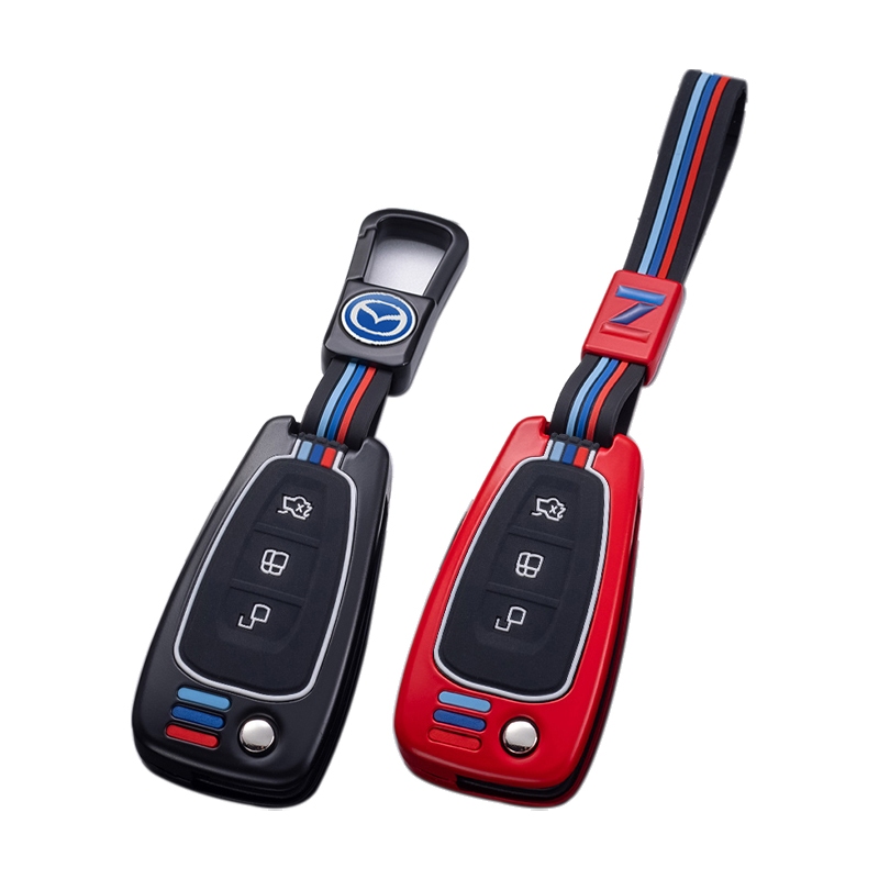 [ของขวัญระดับไฮเอนด์] พวงกุญแจครอบกุญแจรถพับได้ Mazda สําหรับ Mazda BT-50 Mazda BT-50 Pro