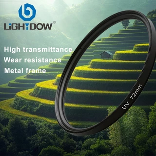 Lightdow UV เลนส ์ กรองกันฝุ ่ นกันน ้ ําเลนส ์ ป ้ องกันตัวกรองสําหรับ 49/52/55/58/62/67/72/77/82mm