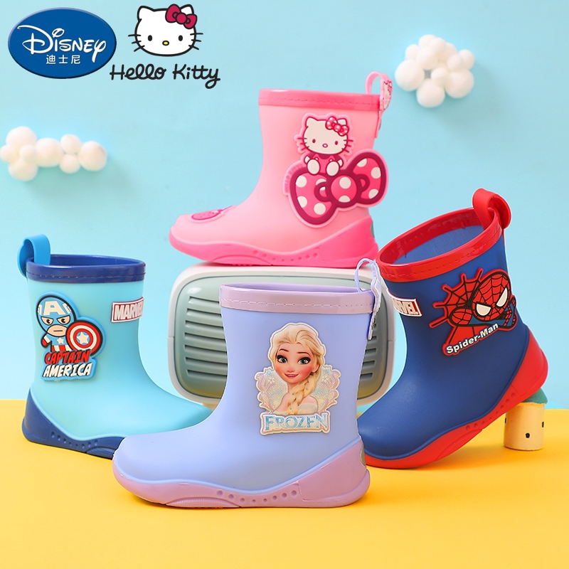Disney Frozen รองเท้าบูทกันฝนเด็ก แบบน่ารัก มีแผ่นกันลื่น บูทยางเด็ก บูทเด็ก รองเท้าบูท รองเท้ายางกันน้ำ บูทสั้น บูทยาว บูทยางเด็ก – โปรปัง