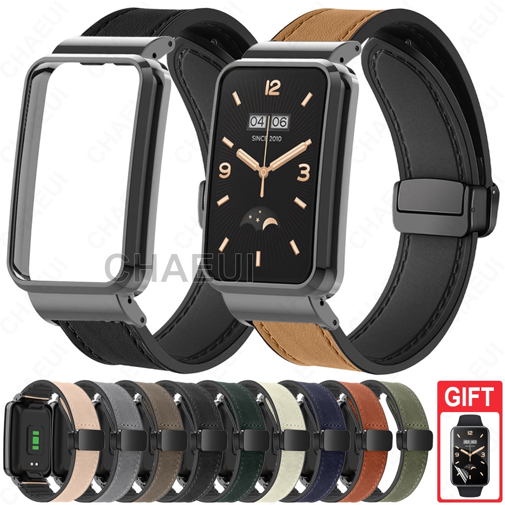 สายหนังซิลิโคนอุปกรณ์เสริมสร้อยข้อมือสําหรับ Xiaomi Smart Band 8 9 Pro / Mi Band 7 Pro / Xiaomi Smart Band 8 9 Active