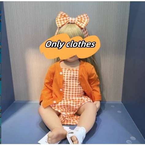 (มี แต่เสื้อผ้าเท่านั้น ที่ไม่มีตุ๊กตา)ตุ๊กตาเกิดใหม่ 55 cm ตุ๊กตาเปลี่ยนเสื้อผ้าเด็กตุ๊กตาเด็กหญิงตัวน้อยมีปัญหาครอบครัว